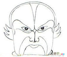 脸谱简笔画：脸谱的图案