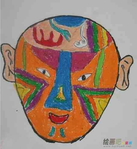 脸谱简笔画：朱素云的介绍