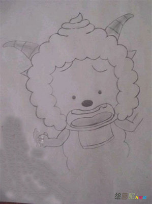 动漫人物简笔画：懒洋洋
