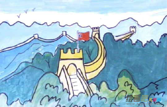 长城简笔画：烽火台的介绍