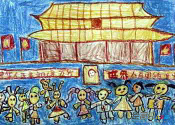 天安门简笔画：天安门的建筑特色（三）