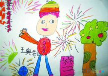 春节儿童画：春节的意义