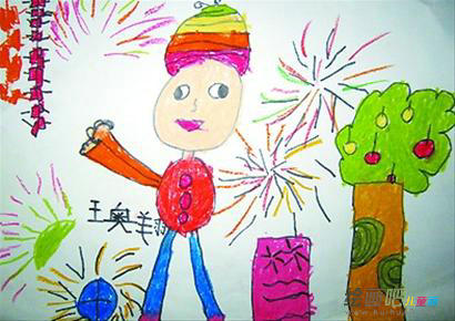 春节儿童画