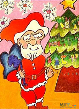 圣诞老人简笔画：圣诞结起源