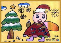 圣诞老人简笔画：圣诞老人原形