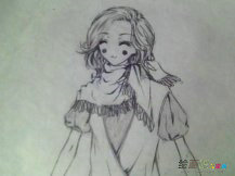 动漫铅笔画：画面构成