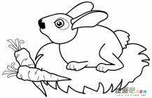 兔子简笔画：符号式绘画