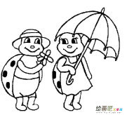 七星瓢虫简笔画：儿童绘画发展阶段
