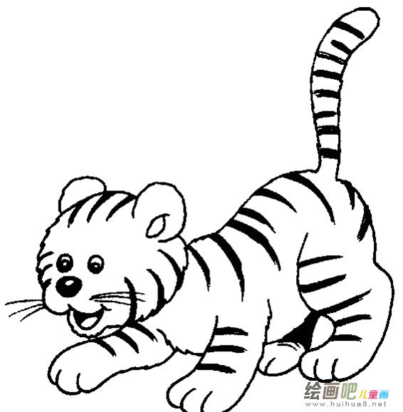 老虎简笔画