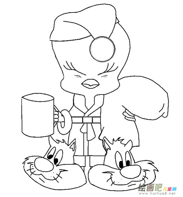 小鸭子简笔画