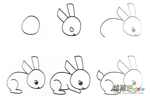 兔子简笔画
