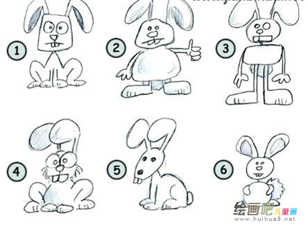 兔子简笔画