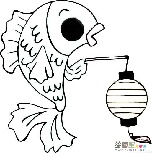 灯笼简笔画：做灯笼