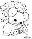 小老鼠简笔画：四害之老鼠
