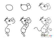 小老鼠简笔画：老鼠的生活环境