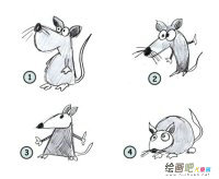 小老鼠简笔画：可恶的老鼠