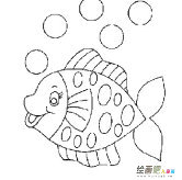 海洋生物简笔画：神奇的“魔鬼鱼”——蝠鲼