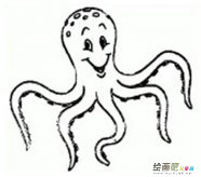 海洋生物简笔画：能发电和发射电波的鱼