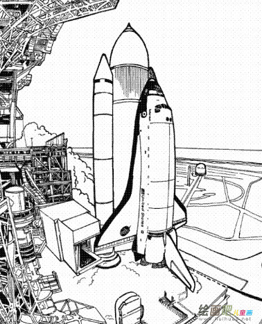 宇宙飞船简笔画