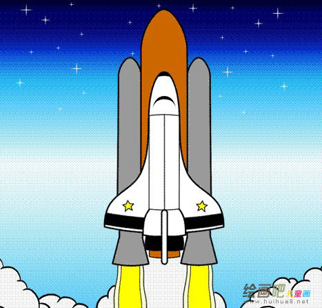 宇宙飞船简笔画