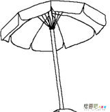 雨伞简笔画：关于雨伞
