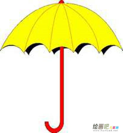 雨伞简笔画