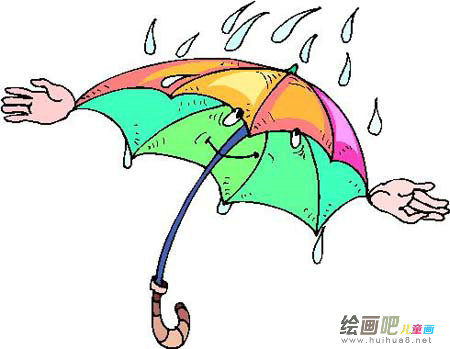 雨伞简笔画