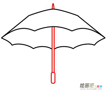 雨伞简笔画