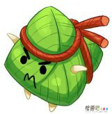 粽子简笔画：关于粽子