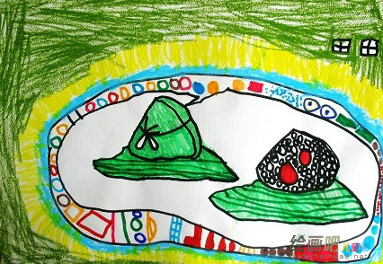 粽子简笔画