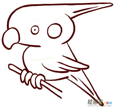 和平鸽的简笔画