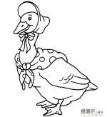 小鸭子简笔画：鸭子的浮水原因