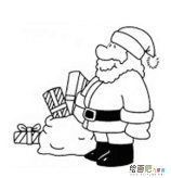 圣诞老人简笔画：圣诞节与现代工业
