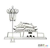 天安门简笔画：天安门简介