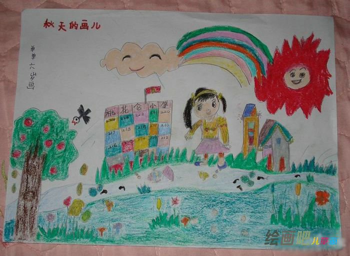 儿童画秋天简笔画