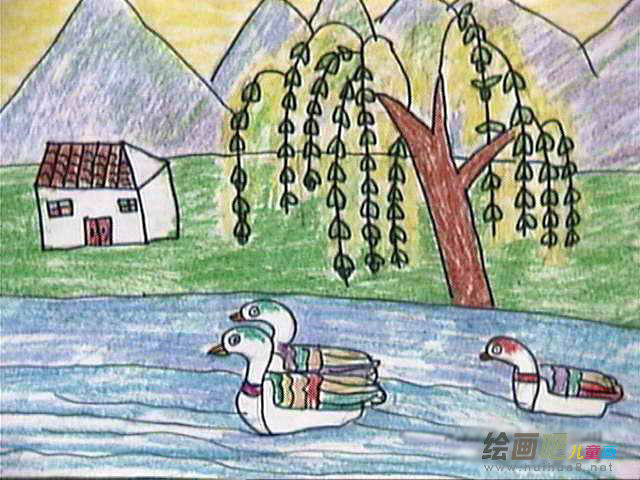 儿童画春天儿童画
