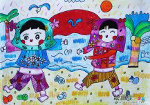 庆六一儿童画：记忆里永远的童年