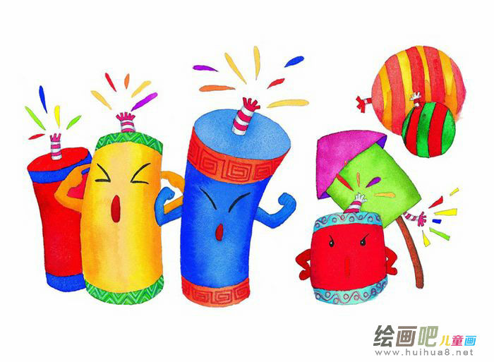 庆元旦儿童画