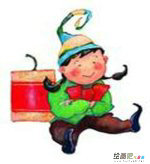 庆元旦儿童画：新年的问候