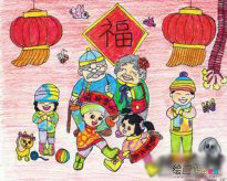 春节儿童画：春节的节日意义