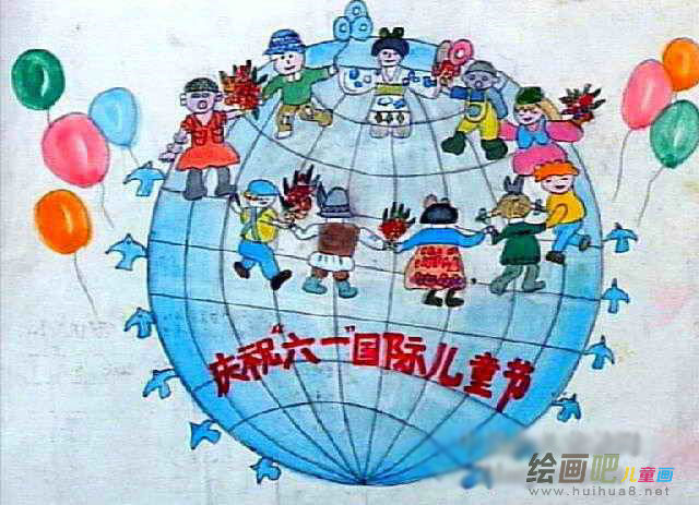 蜡笔画