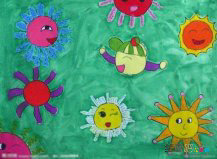 蜡笔画：蜡笔水彩湿画法