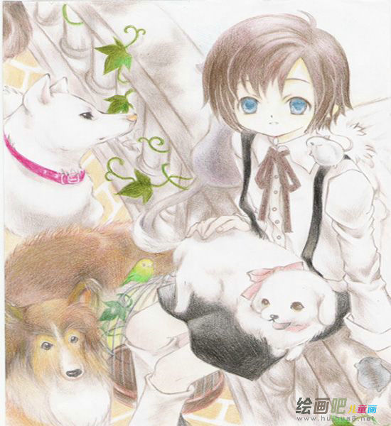 彩色铅笔画