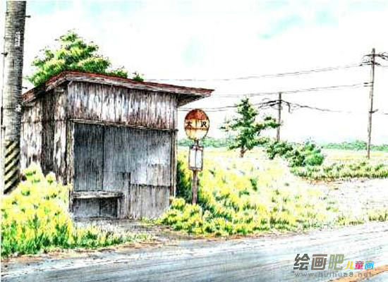彩色铅笔画