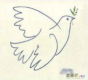 和平鸽简笔画：从爱情之鸽到和平之鸽