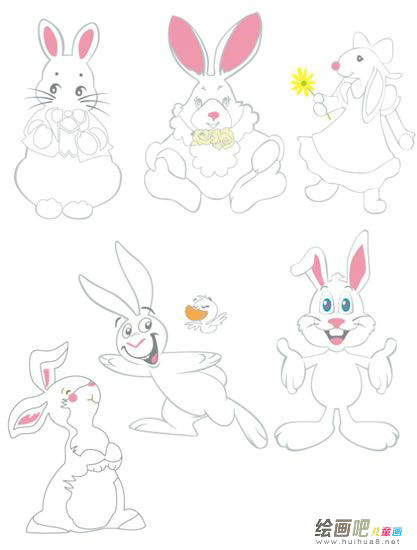 兔子简笔画