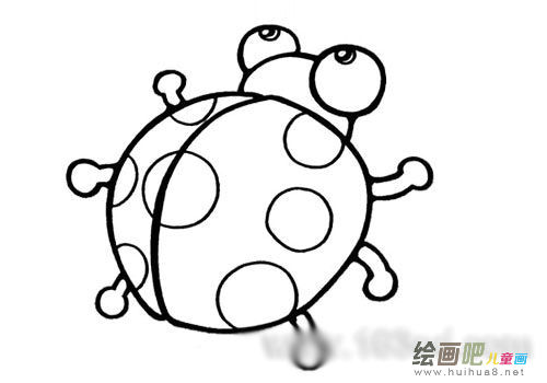 七星瓢虫简笔画