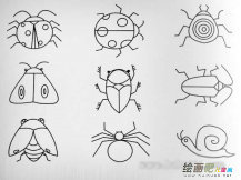 七星瓢虫简笔画：七星瓢虫的自卫