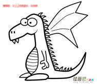 龙的简笔画：青龙