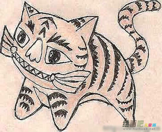 老虎简笔画